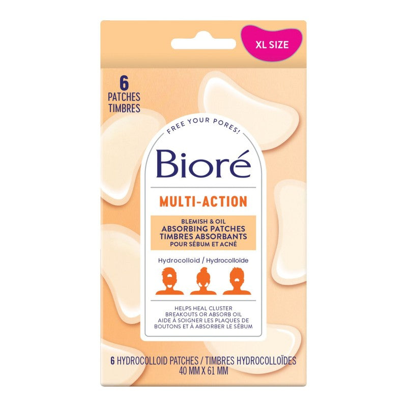 Biore Multi-Action Blemish And Oil-Absorbing Patches 6 Count