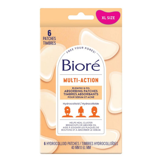 Biore Multi-Action Blemish And Oil-Absorbing Patches 6 Count