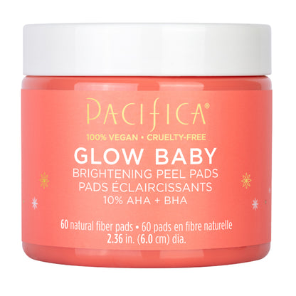 Pacifica Glow Baby Brightening Peel Pads, 60 count