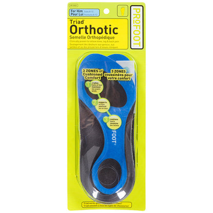TRIAD ORTHOTIC INSOLES PD MEN