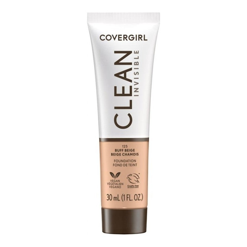 COVERGIRL Clean Invisible Foundation, Carded - 140 Natural Beige
