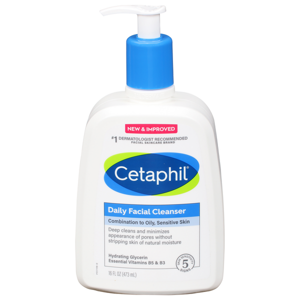 Cetaphil Daily Facial Cleanser 4oz Combination To Oily Skin