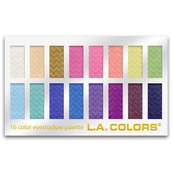 L.A. Colors 16 Color Eyeshadow Palette - Haute