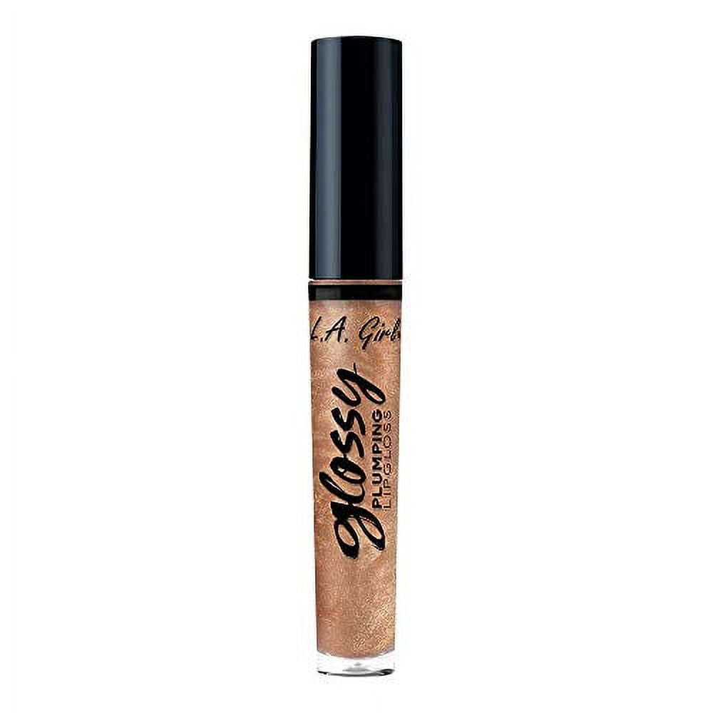 L.A. Girl Glossy Plumping Lipgloss, Fancy, 0.17 Fl Oz