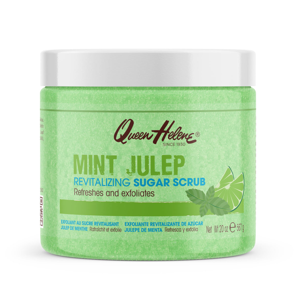 Queen Helene Sugar Scrub Mint Julep Revitalizing 20oz