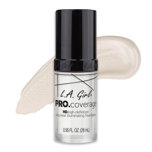 L.A. Girl PRO Coverage Illuminating Foundation White - Lightener, 0.95 fl oz