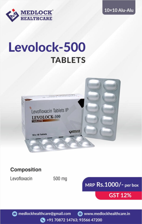 LEVOFLOXACIN TB 500MG 50 CPLT