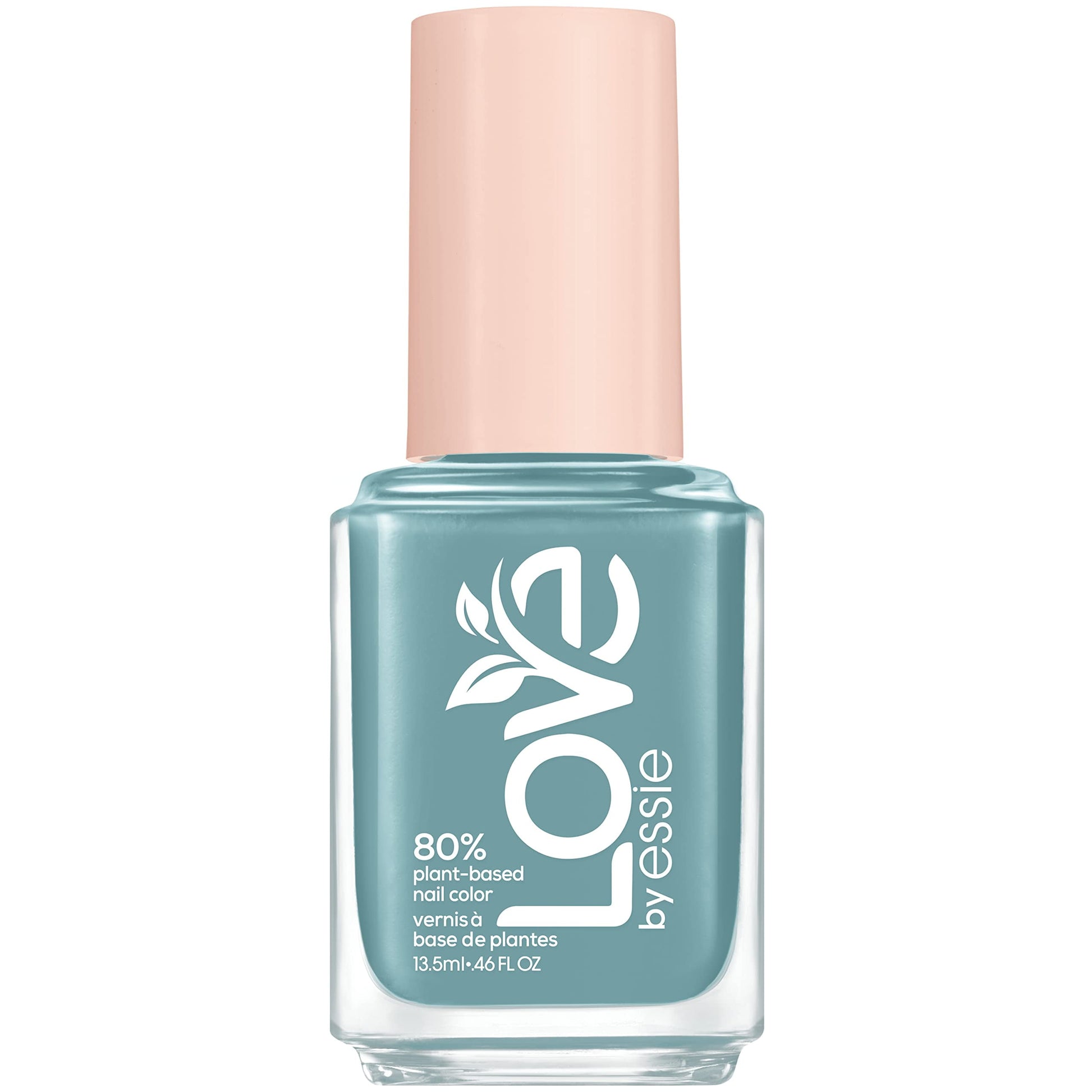 LOVE by Essie 80 percent plant-based nail polish, vegan, green, Good Impressions, 0.46 fl oz