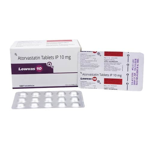 ATORVASTATIN CALCIUM TB 10MG 500