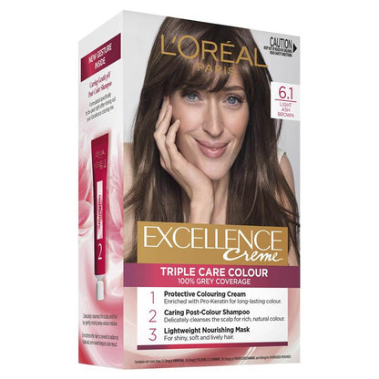 Loreal Excel Creme Color #6.3 Light Golden Brown 1.74oz