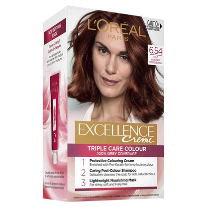 Loreal Excel Creme Color #6.3 Light Golden Brown 1.74oz