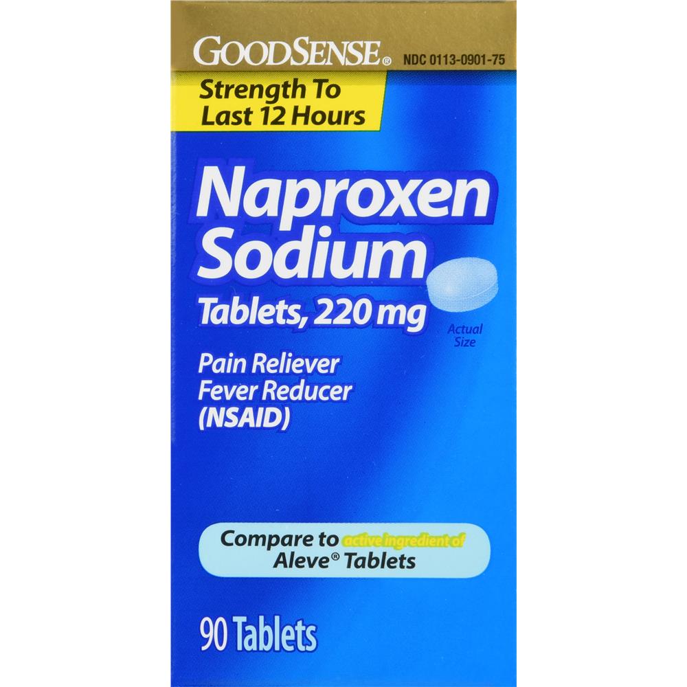 NAPROXEN SODIUM 220 MG TAB 90