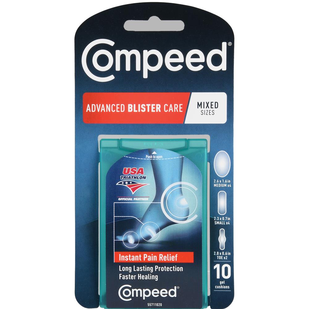 COMPEED BLISTER CARE MIXED SIZES 10CT