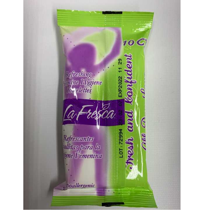LA FRESCA FEMININE HYG WIPE 10S