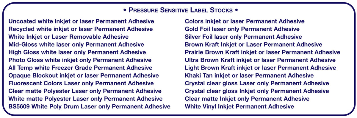 LABEL 8.5"X 14" 1000CT TRI STATE DS