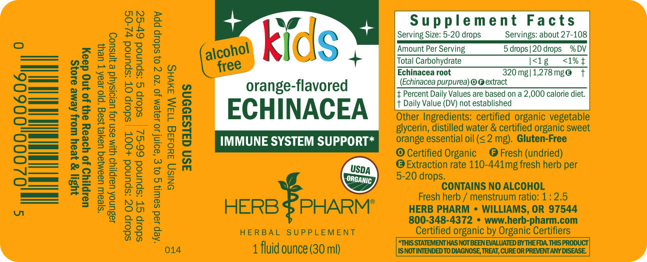 HERB PHARM CHILD'S ECHINACEA GLYCER