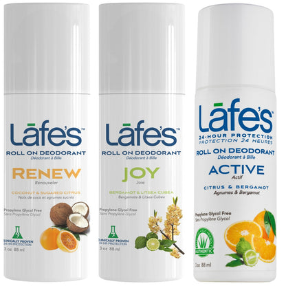 LAFE'S NATURAL BODY CARE LAFES ROLL ON UNSCNT
