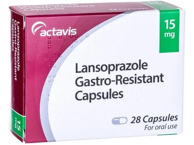 GNP LANSOPRAZOLE 15MG CAP 14CT