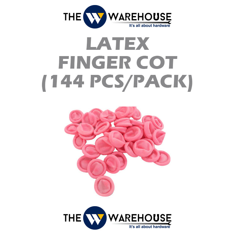 FINGER COT ASSORTED LATEX CARD 12CT API