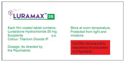 LATUDA TB 20MG 30