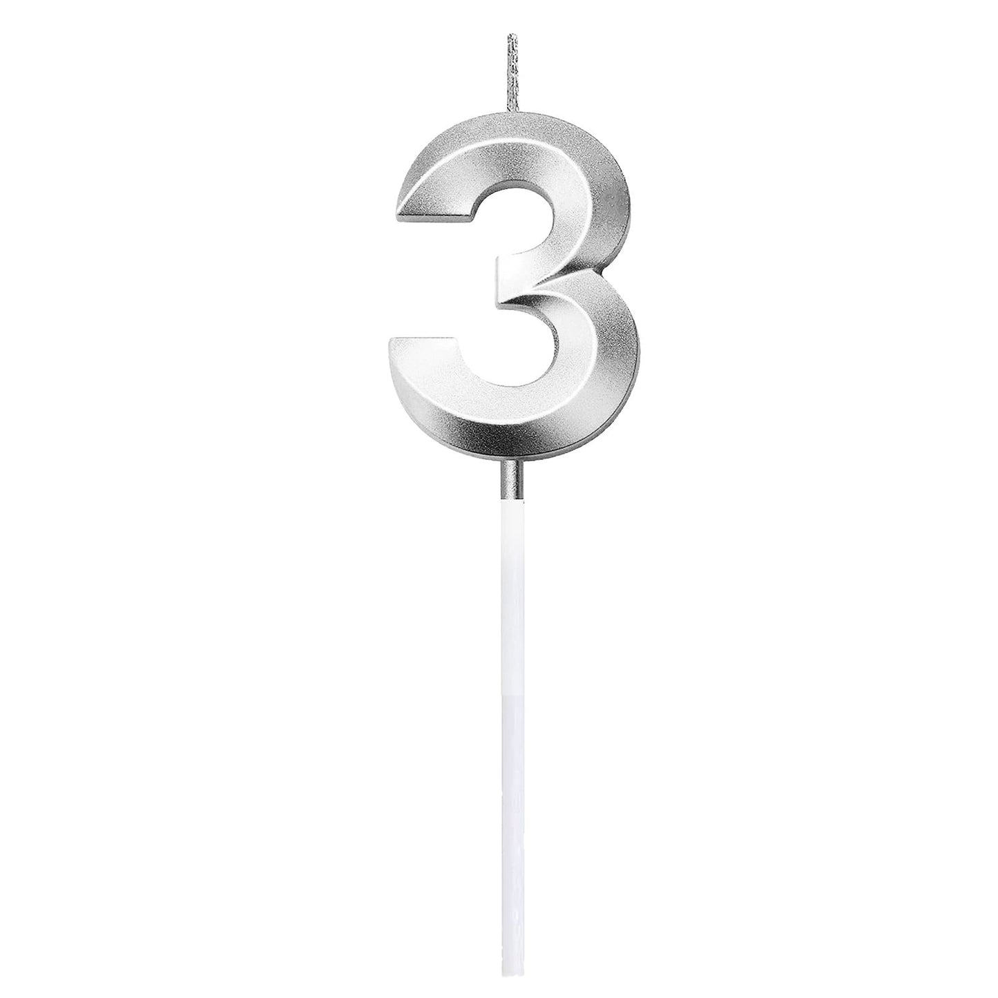 CANDLE DLX NUMERL BDAY #3