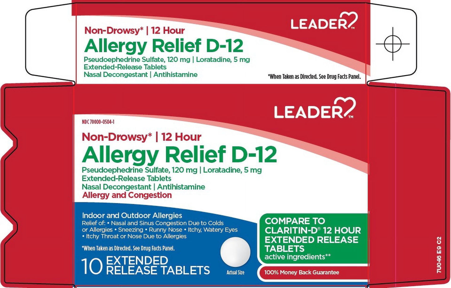 LDR ALLERGY RLF-D24 TB 240-10MG10