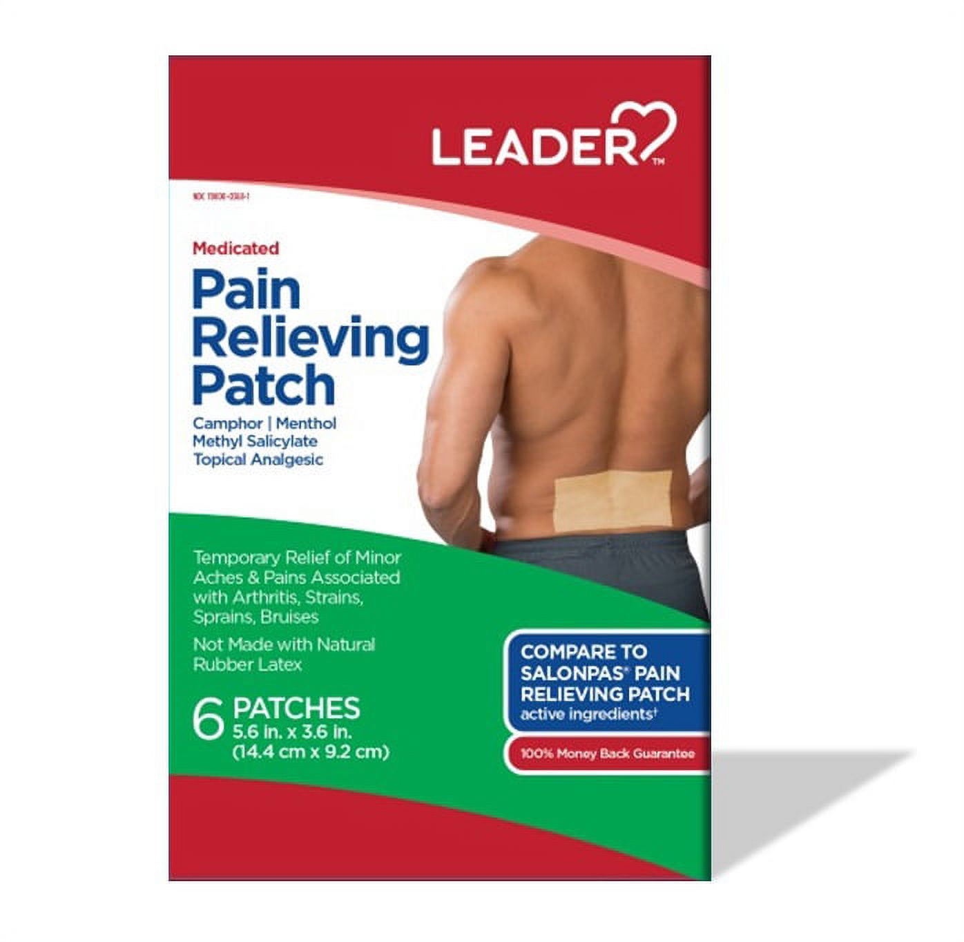 GNP MEDICATED PATCH PAIN RLF LARGE 6CT