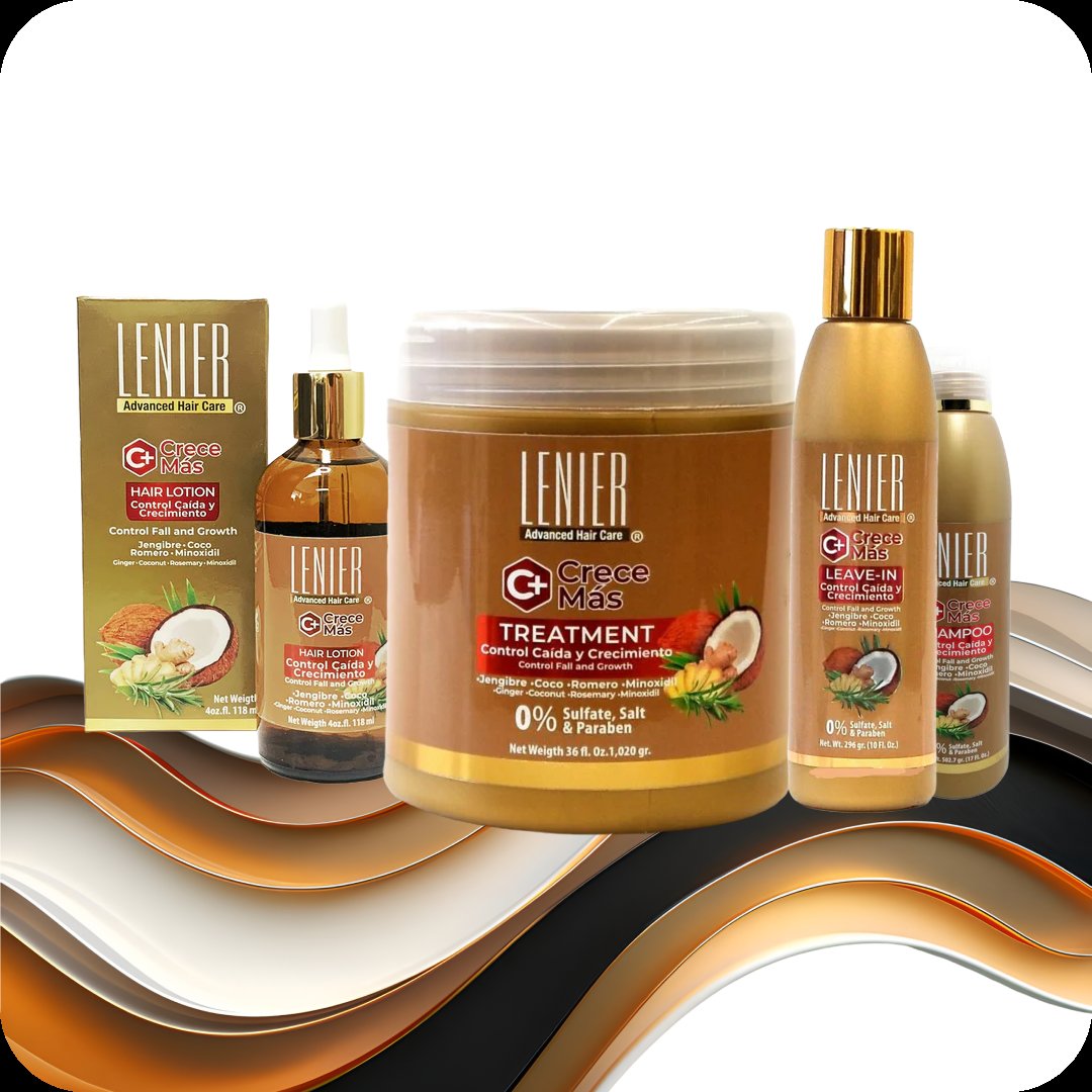 LENIER CRECE MAS SHAMPOO   17OZ