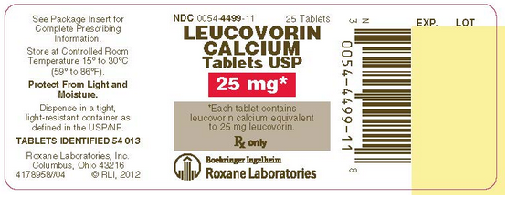 LEUCOVORIN TB 15MG 24