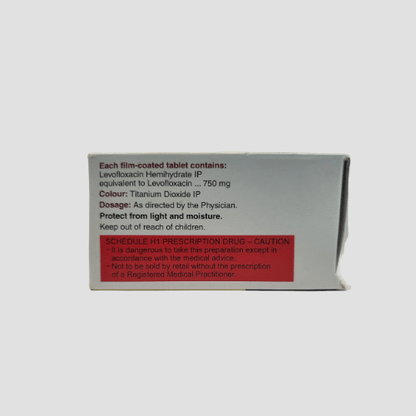 LEVOFLOXACIN TB 750MG 30 CPLT