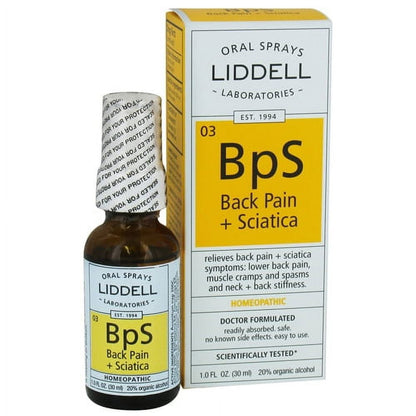 LIDDELL HOMEOPATHIC BACK PAIN/SCIATICA