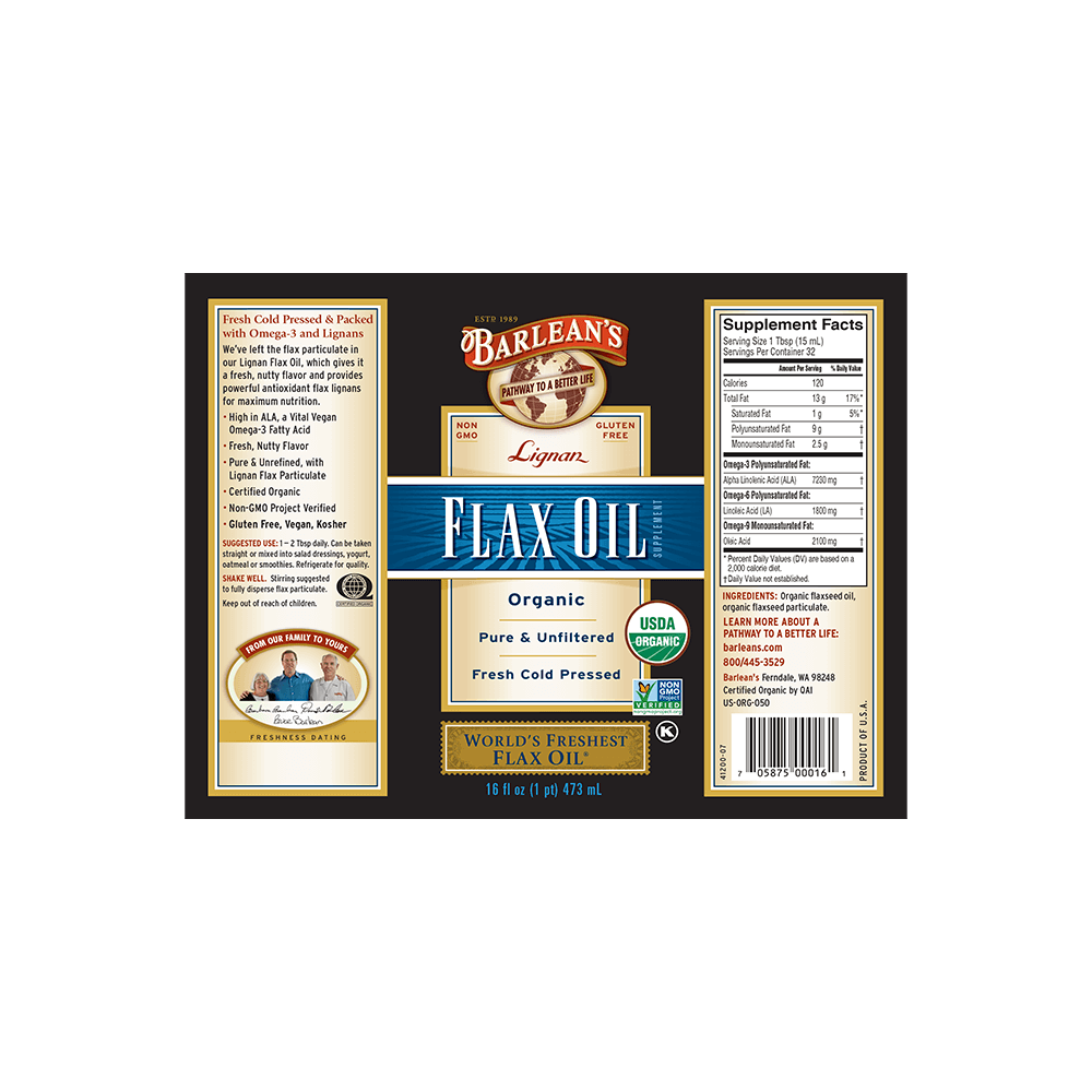 NATURE'S WAY FLAX OIL,SUPER LIGNAN