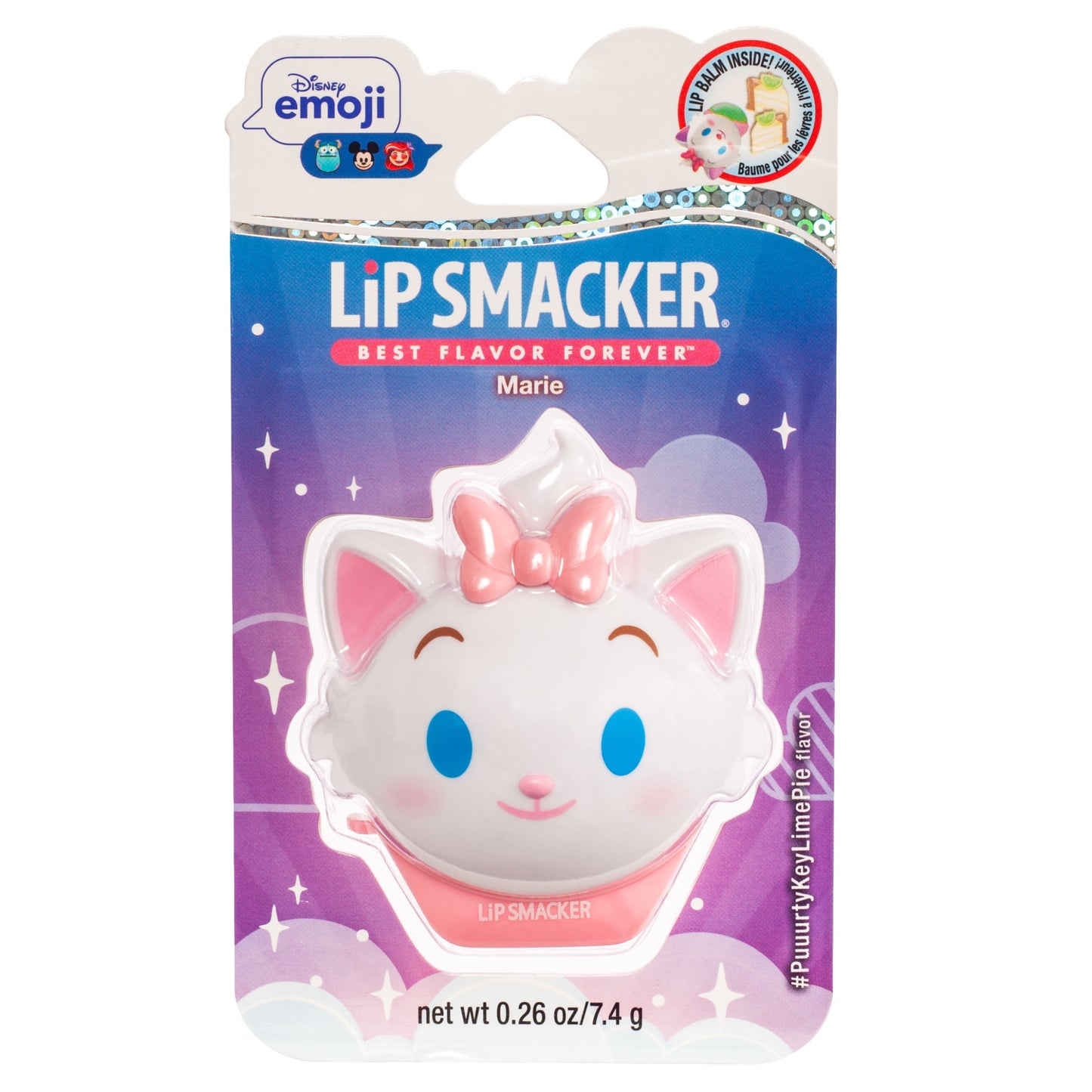 Lip Smacker Disney Emoji Flip Balm - Marie - #PuuurtyKeyLimePie