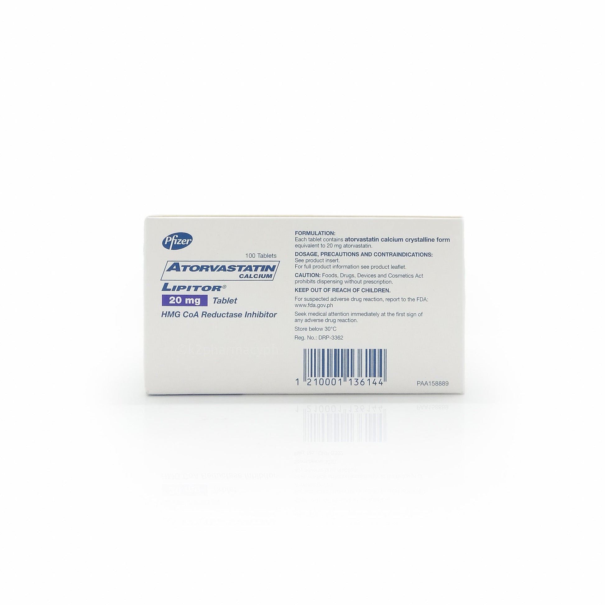 LIPITOR TB 20MG 90