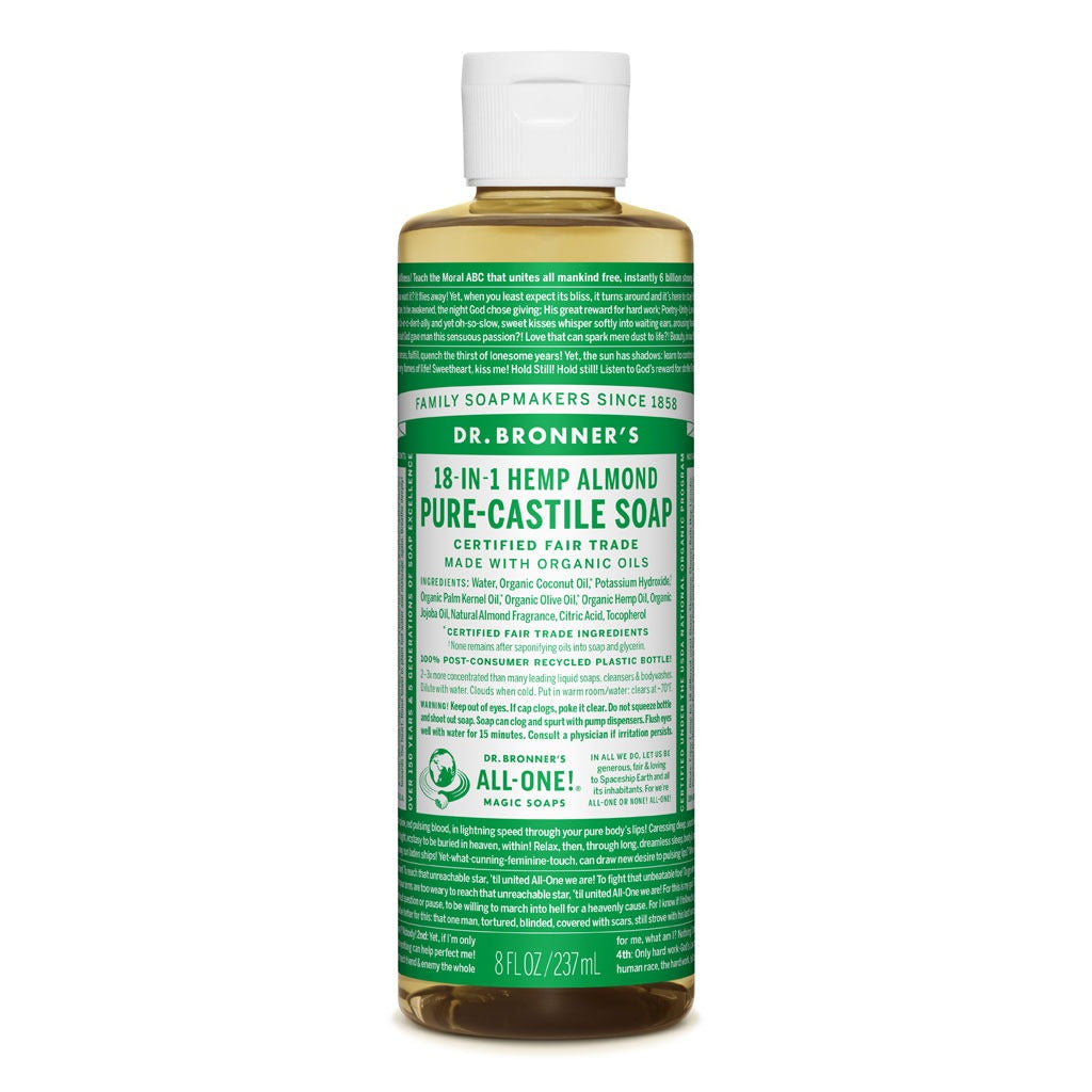 Dr. Bronners Almond 8oz Castile Soap