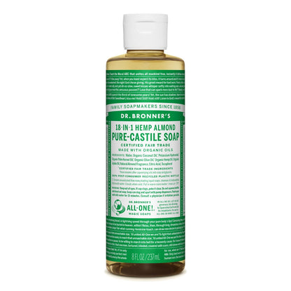 Dr. Bronners Almond 8oz Castile Soap
