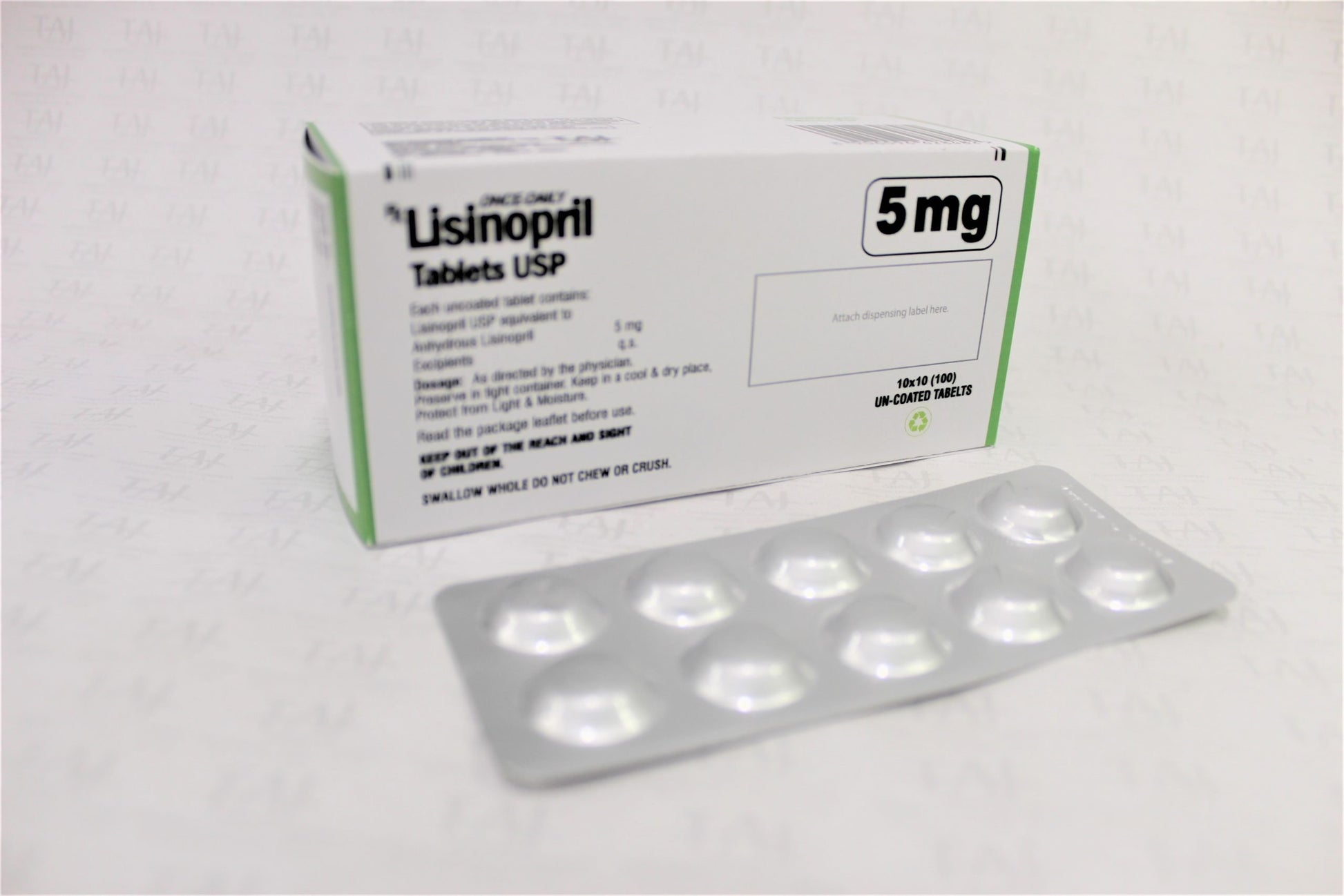 LISINOPRIL TB 5MG 1000