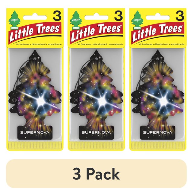 Little Trees Supernova Hanging Air Freshener, 3 Pack