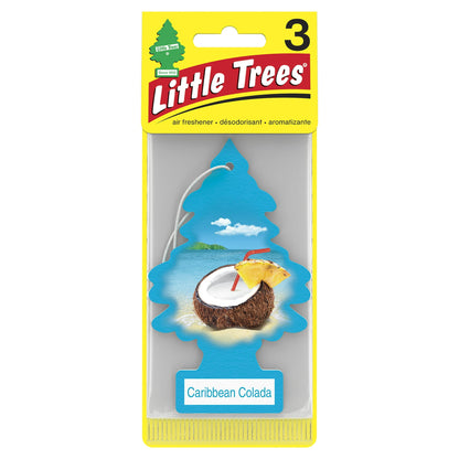 Little Trees Caribbean Colada Vent Wraps, 4 count