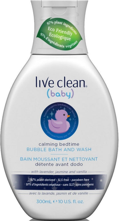 LIVE CLEAN BABY BEDTIME LOT 7.7