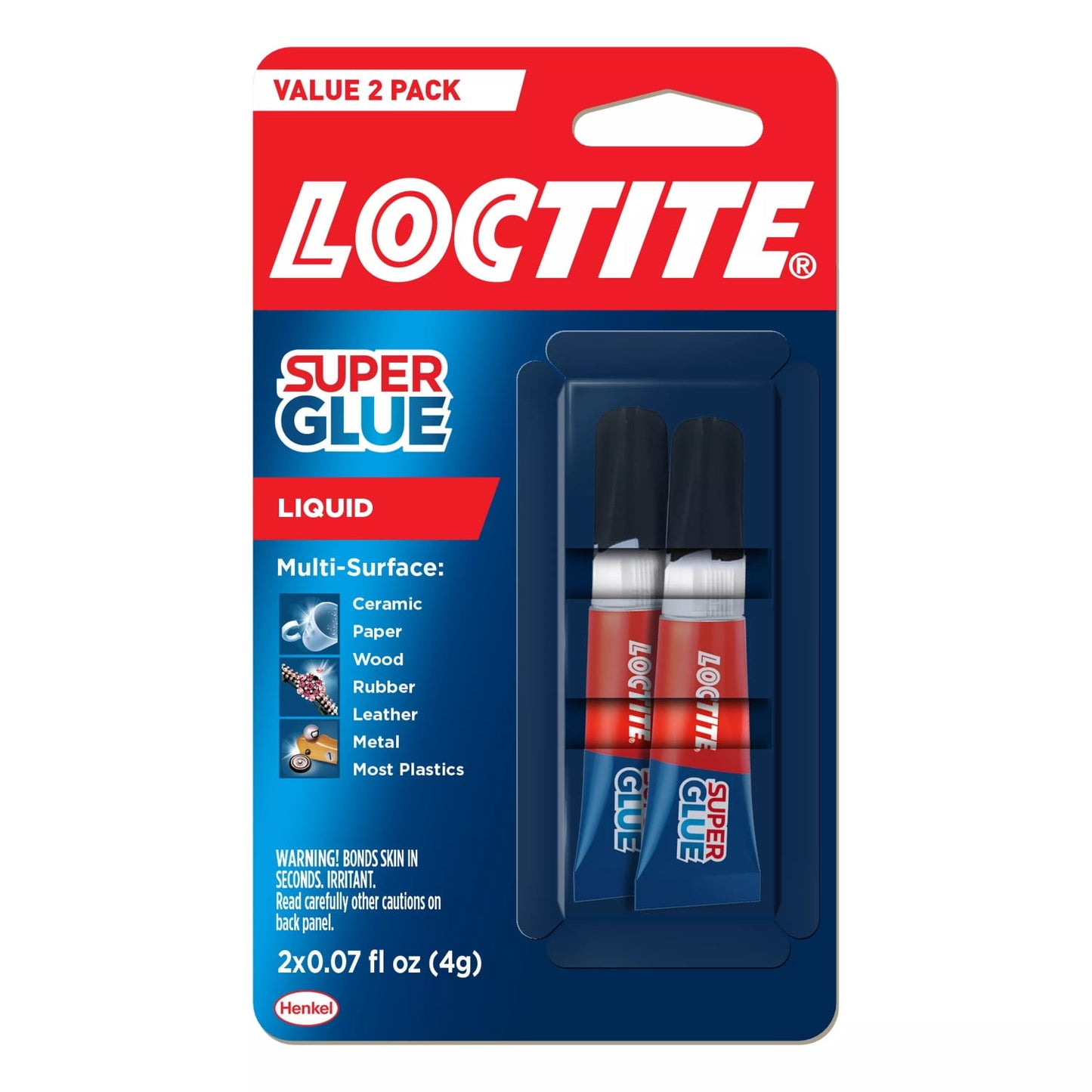 Loctite Duro Liquid Super Glue Tubes 2pk