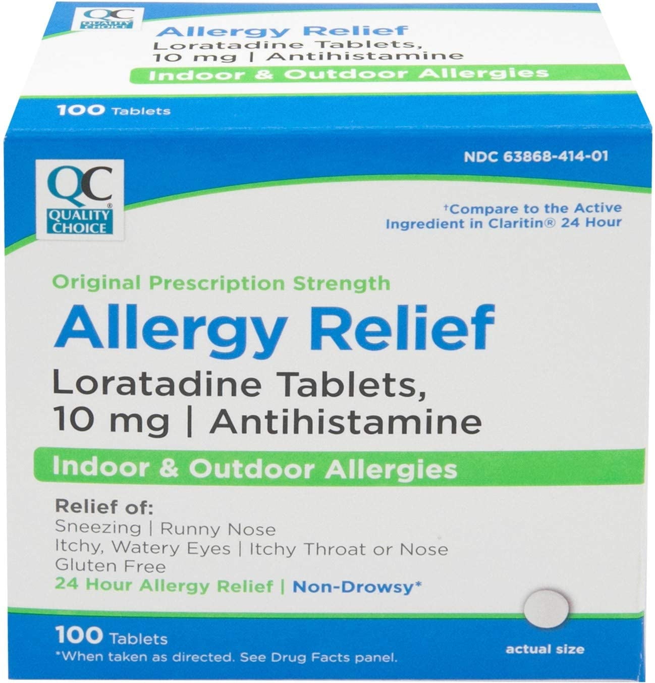 LORATADINE 10MG TABLET 90 CT