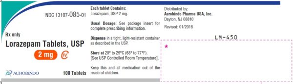 LORAZEPAM TB 1MG 100           C4