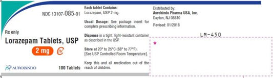 LORAZEPAM TB 1MG 100           C4
