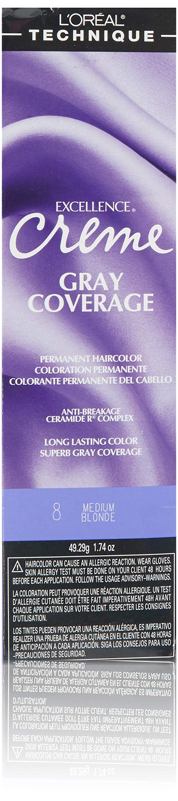 Loreal Excel Creme Color #8 Medium Blonde 1.74oz