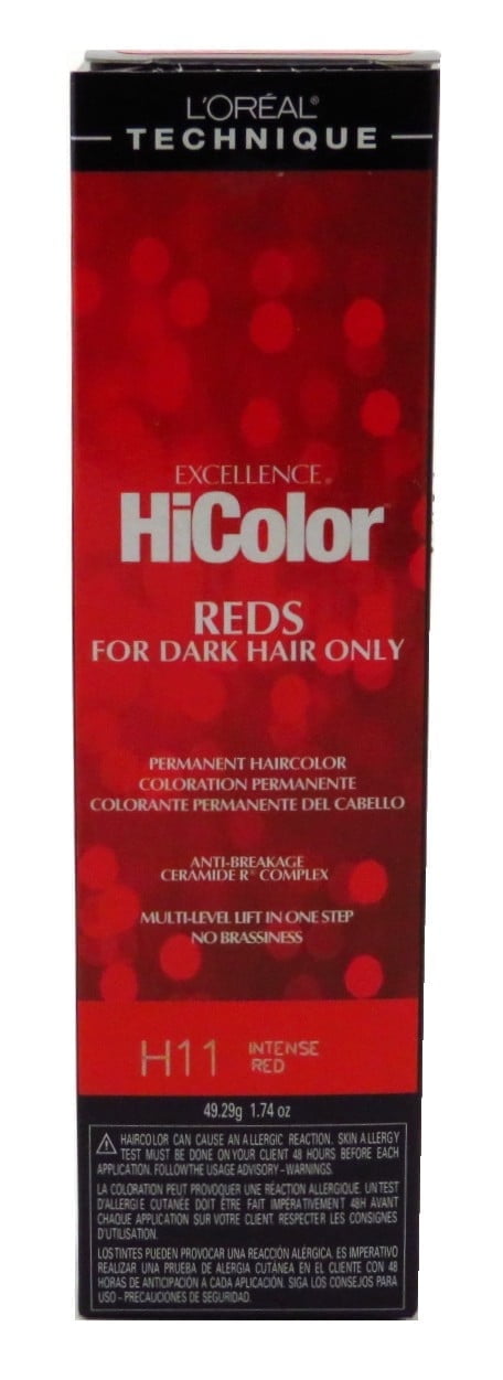 Loreal Excel Hicolor H11 Tube Intense Red 1.74oz