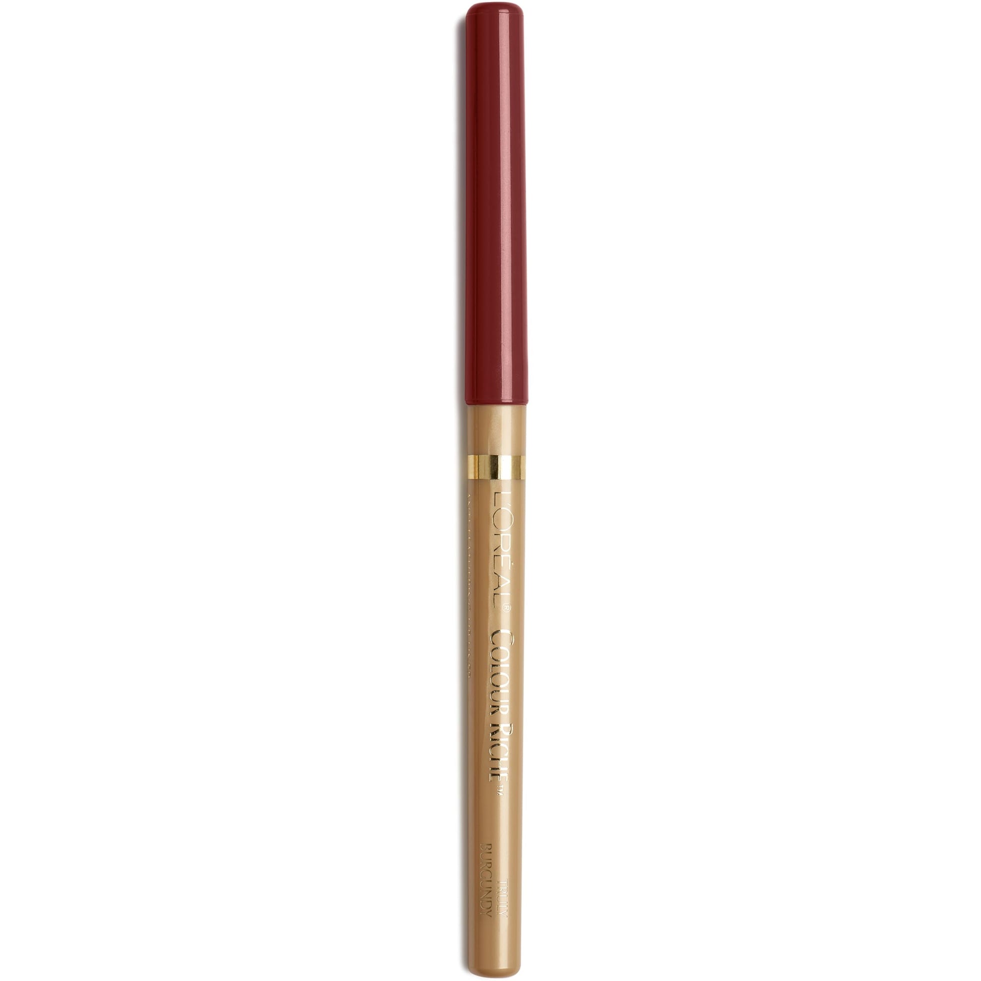 L'ORÉAL PARIS Colour Riche Lip Liner with Omega 3 and Vitamin E, 773 Truly Burgundy, 0.007 oz.