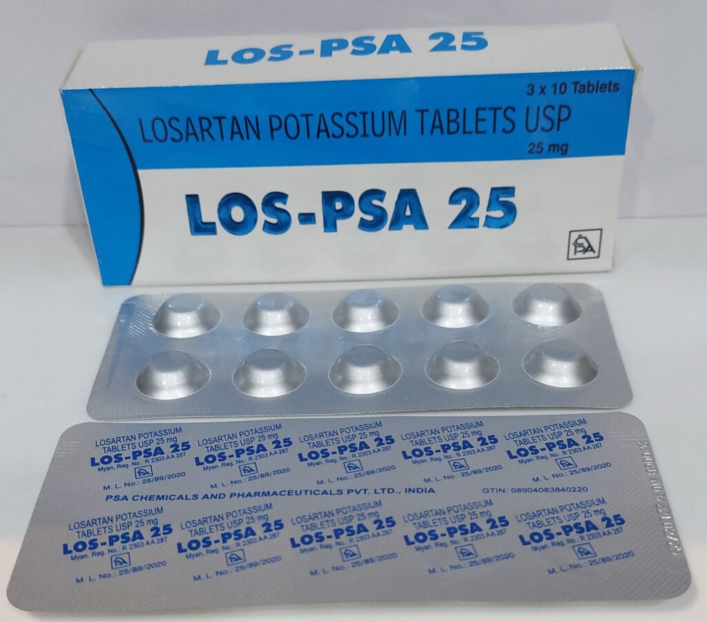 LOSARTAN POT TB 25MG 1000 CPLT