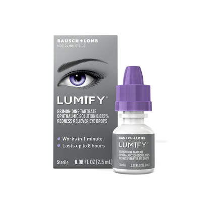 BAUSCH + LOMB LUMIFY Redness Reliever Eye Drops, 0.25 oz