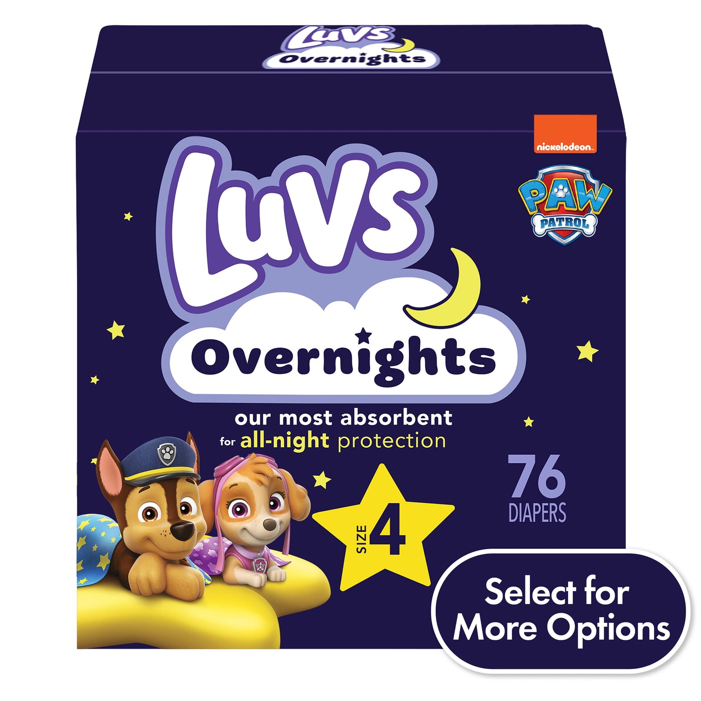 LUVS DAY AND NIGHT SIZE 3 DPR 168 DS